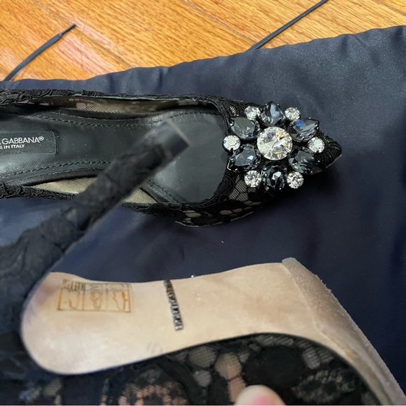 ❌SOLD❌Authentic Dolce & Gabbana Belluci Taormina Lace pumps - Picture 7 of 8